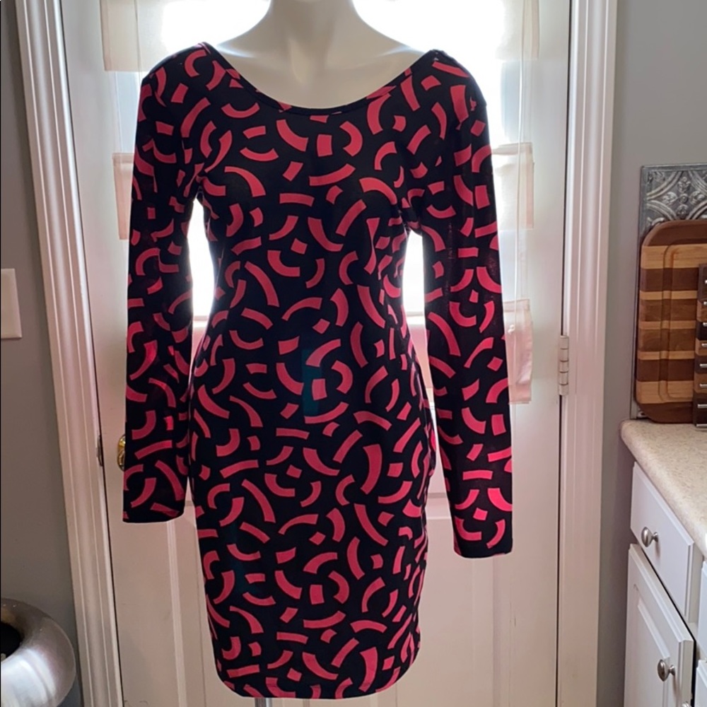 Black and Pink H&M Dress